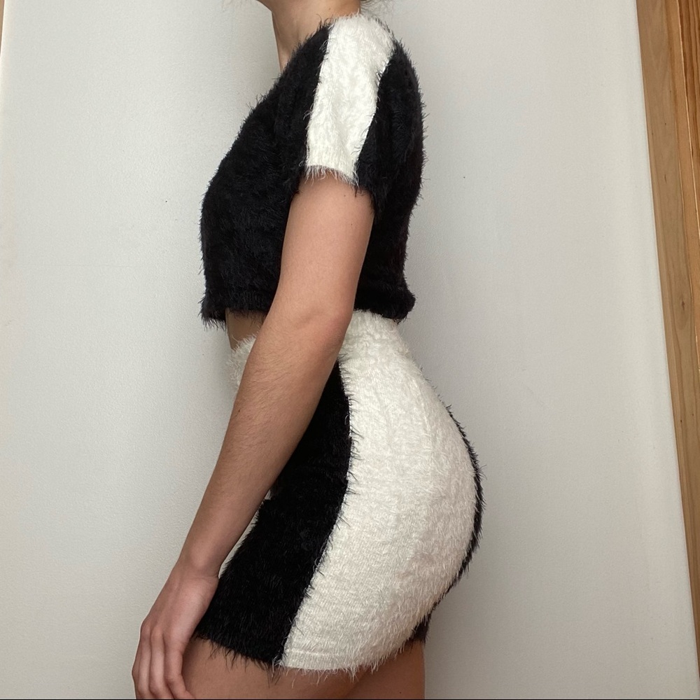 Fuzzy Skirt Set NWT